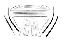 BYD S6 2010-2016 Set complet ornamente geamuri Libao inox foto 2
