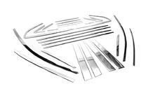 BYD S6 2010-2016 Set complet ornamente geamuri Libao inox foto 6