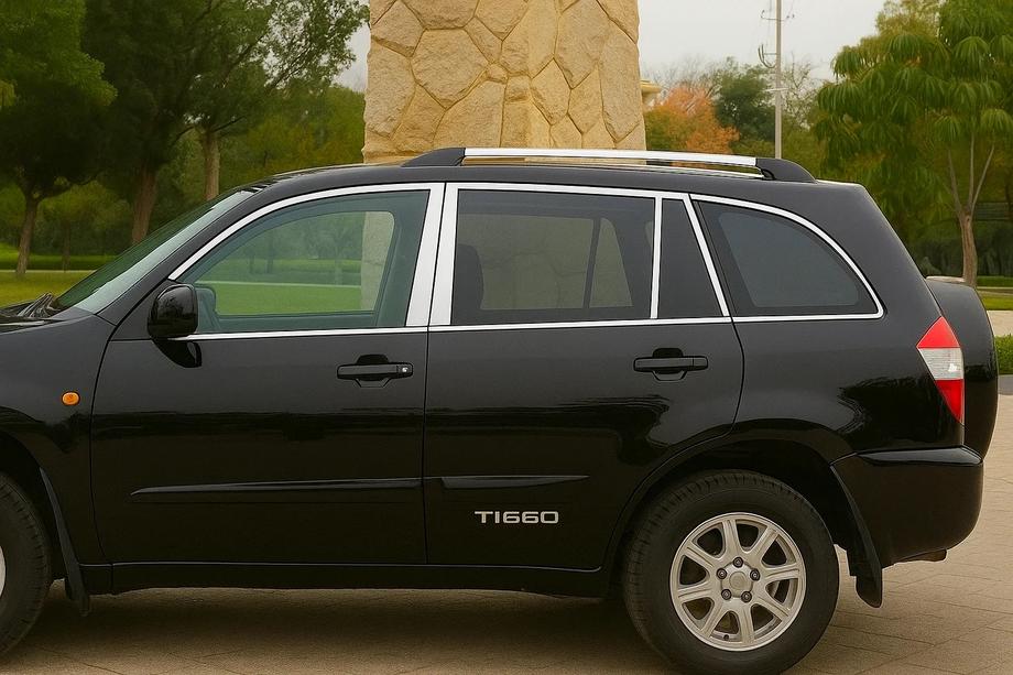 Chery Tiggo 1 2005-2016 Set complet ornamente geamuri 2010-2014 (4 buc, Libao) Foto 1