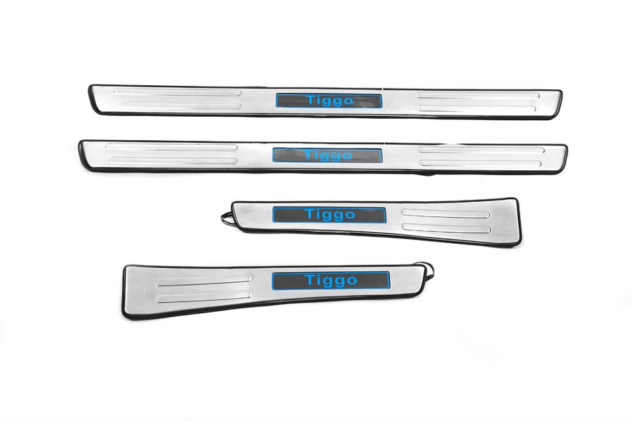 Chery Tiggo 1 2005-2016 Praguri Libao LED 2010-2014 (4 buc, inox) Foto 3