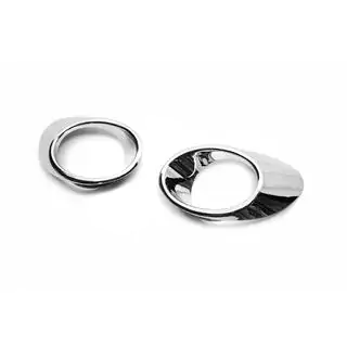 Capace cromate pentru proiectoare ceata Libao (2 buc, plastic) foto 4