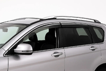 GreatWall Haval H6 2011- Deflectoare geamuri cu ornament crom 2012-2016 (4 buc, Libao) foto 5