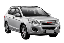 GreatWall Haval H6 2011- Deflectoare geamuri cu ornament crom 2012-2016 (4 buc, Libao) foto 3