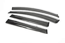 GreatWall Haval H6 2011- Deflectoare geamuri cu ornament crom 2012-2016 (4 buc, Libao) foto 2