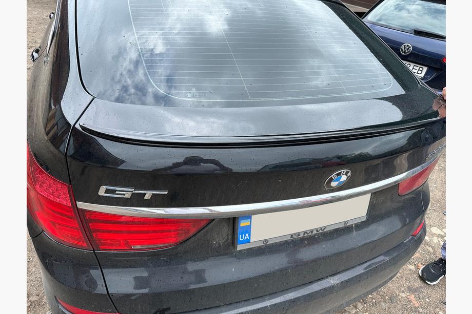 BMW 5 Series F07 2009–2017 Spoiler spate LIP Sunplex (2009-2013, negru) Image