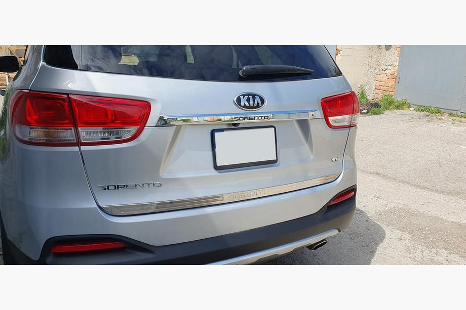 Kia Sorento III UM 2014-2020 Ornament de portbagaj deasupra numarului Libao V2 (inox) Foto 1