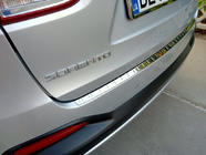 Kia Sorento III UM 2014-2020 Protectie bara spate inox foto 1