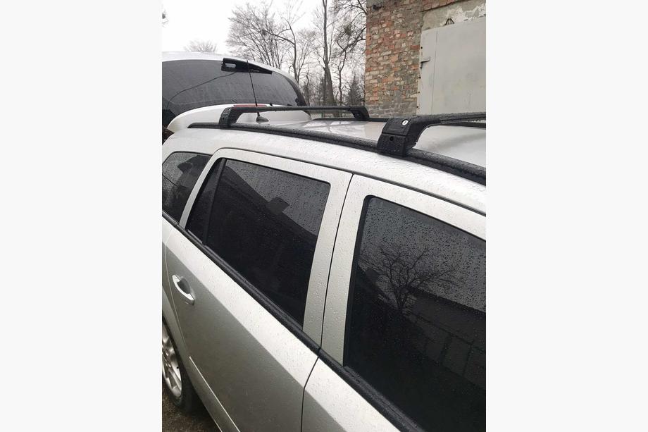Opel Astra H 2004-2013 Bare transversale pentru bare longitudinale integrate cu cheie Skybar V2 (2 buc) Foto 3
