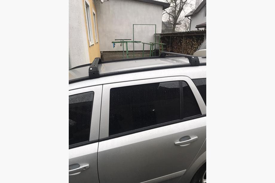 Opel Astra H 2004-2013 Bare transversale pentru bare longitudinale integrate cu cheie Skybar V2 (2 buc) Foto 9