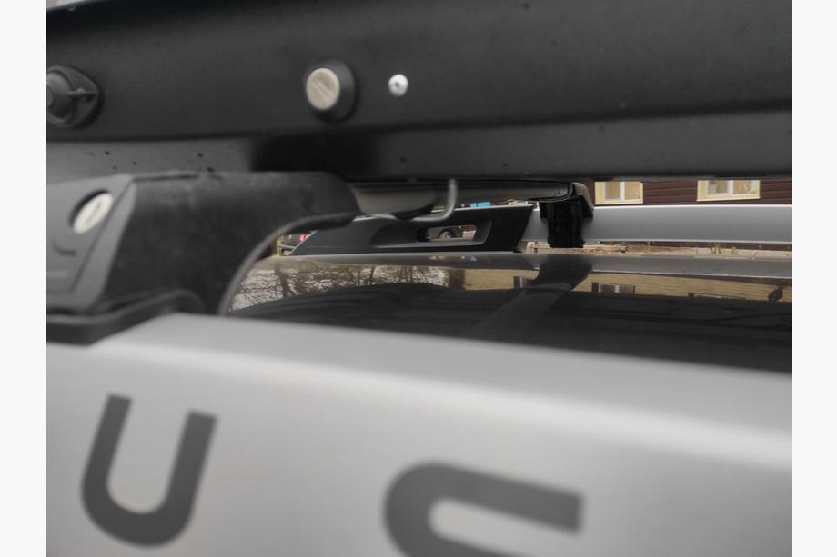 Dacia Duster 2008-2018 Bare transversale pe bare longitudinale cu cheie Skybar V1 (2014-2018, 2 buc) 2014-2018, Gri Foto 5