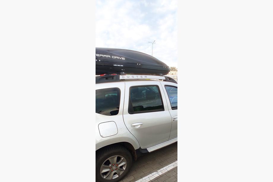 Dacia Duster 2008-2018 Bare transversale pe bare longitudinale cu cheie Skybar V1 (2014-2018, 2 buc) 2014-2018, Gri Foto 4