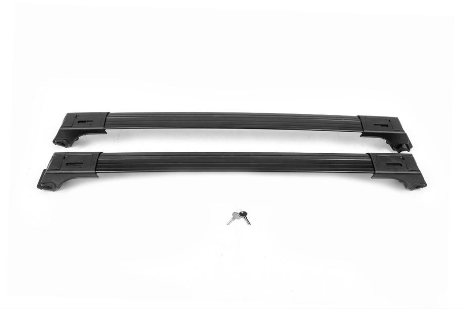 Dacia Duster 2008-2018 Bare transversale pe bare longitudinale cu cheie Skybar V1 (2014-2018, 2 buc) 2014-2018, Gri Foto 11