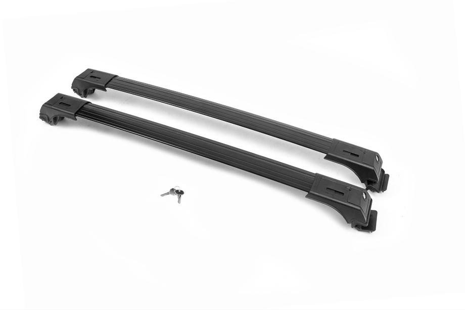Dacia Duster 2008-2018 Bare transversale pe bare longitudinale cu cheie Skybar V1 (2014-2018, 2 buc) 2014-2018, Gri Foto 3