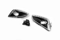 Hyundai IX-35 2010-2015 Insertii Proiectoare Ceata (2 buc, cu LED) foto 2