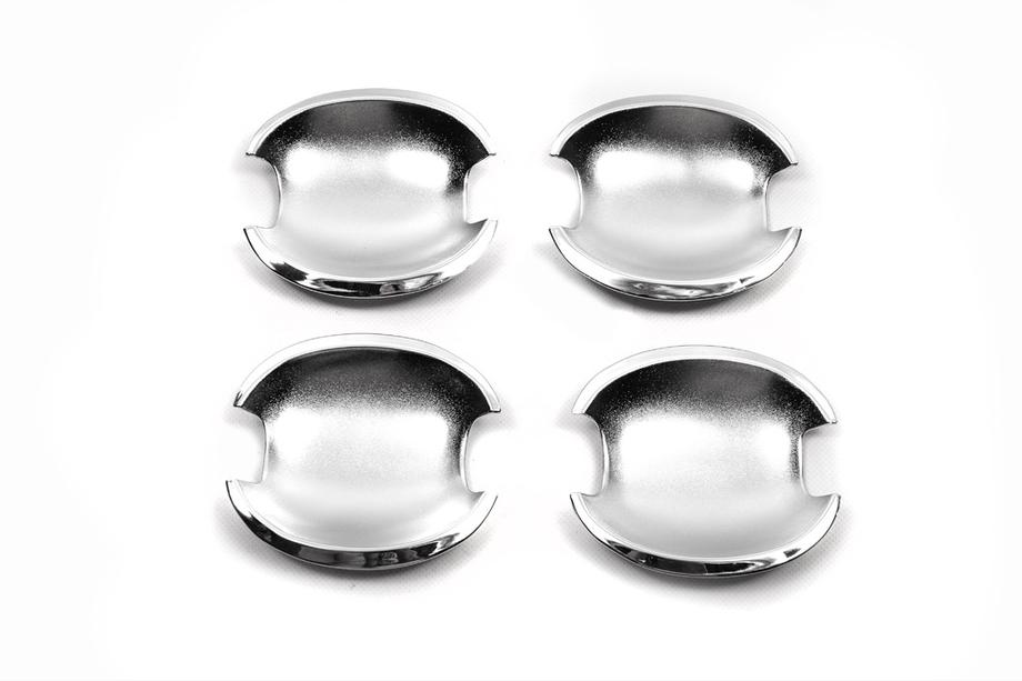 Skoda Octavia II A5 2010-2013 Capace cromate sub manere Libao (4 buc, plastic) Foto 1