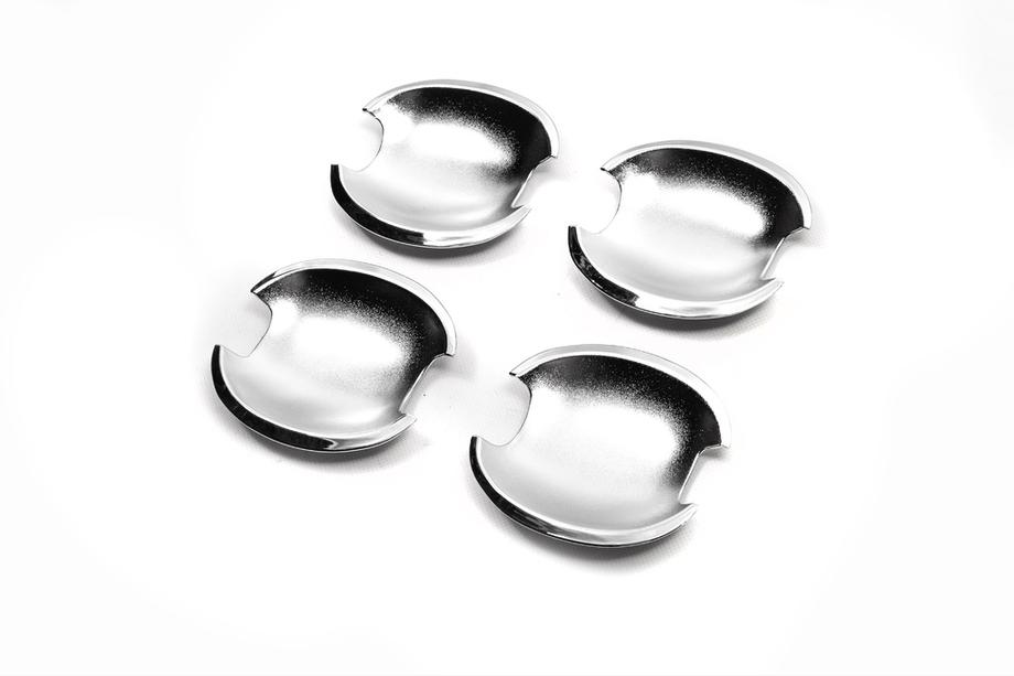 Skoda Octavia II A5 2010-2013 Capace cromate sub manere Libao (4 buc, plastic) Foto 2