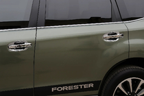 Subaru Forester 2013-2018 Capace cromate sub manere Libao (4 buc, plastic) foto 1