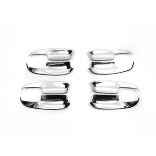 Capace cromate sub manere Libao (4 buc, plastic) foto 2