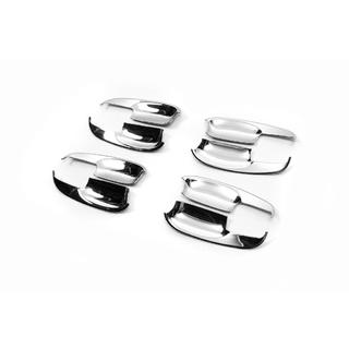 Capace cromate sub manere Libao (4 buc, plastic) foto 3