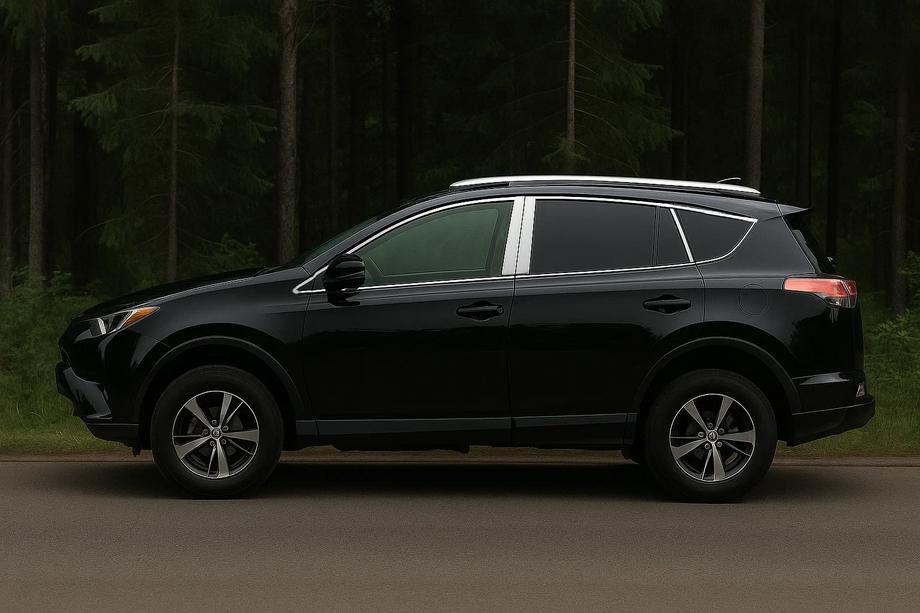 Toyota Rav 4 2013-2018 Set complet rame crom geamuri Image