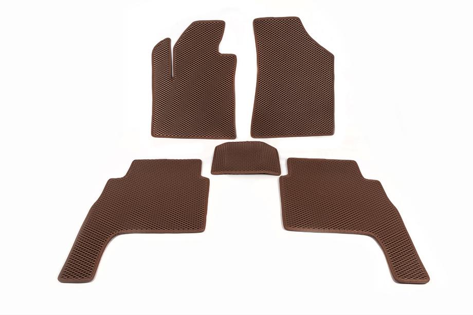 Hyundai Santa Fe 2 2006-2012 Covorase EVA (caramiziu) Image