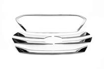 Hyundai IX-35 2010-2015 Ornamente cromate protectie bara pentru Tucson Korea 2013-2015 (ABS) foto 2