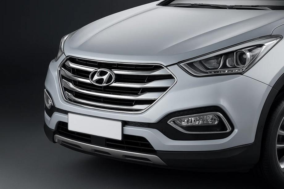 Hyundai IX-35 2010-2015 Ornamente cromate protectie bara pentru Tucson Korea 2013-2015 (ABS) Image