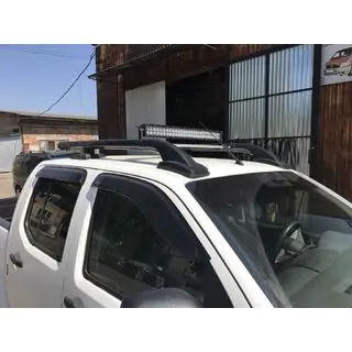 Bare longitudinale cu traverse (2 buc, negre) Toyota Hilux 2006-2015 foto 2