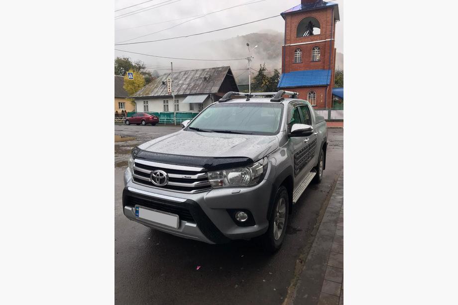 Toyota Hilux 2015- Bare longitudinale cu traverse (2 buc, Crom) Foto 4