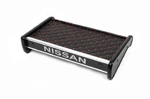 Nissan Primastar 2002-2014 Polita bord (2001-2010, Neagra cu cusatura rosie) foto 1