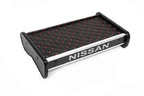 Nissan Primastar 2002-2014 Polita bord (2001-2010, Neagra cu cusatura rosie) foto 3