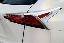 Lexus NX 2014-2021 Capace Cromate Stopuri (2 buc, ABS) foto 1