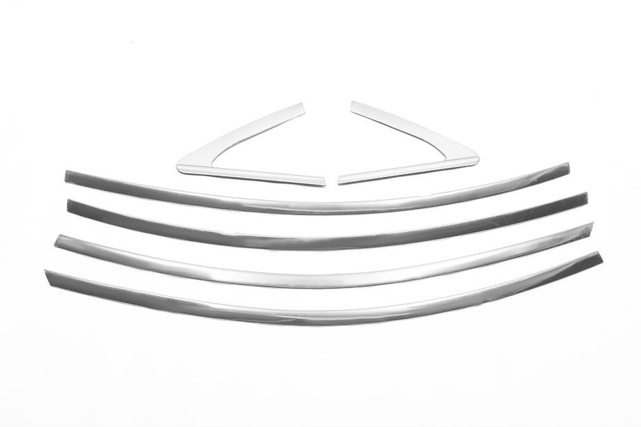 Chevrolet Cruze 2009–2015 Ornament Superior Geam V2 (pentru versiunea Sedan, Inox) Foto 2