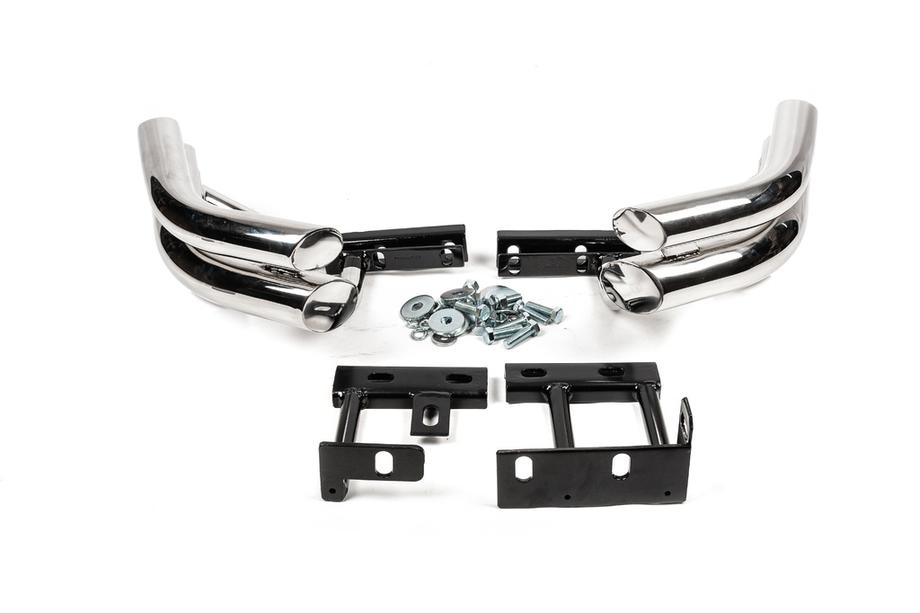 Hyundai Santa Fe 2 2006-2012 Coltare spate duble Libao (inox) Foto 3