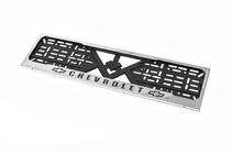 Chevrolet Rama numar crom Chevrolet (1 buc, otel inoxidabil) foto 2