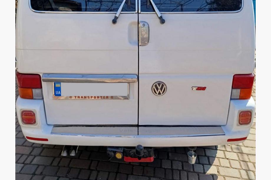 Volkswagen T4 Transporter 1990-2003 Rama numar crom Transporter (1 buc, otel inoxidabil) Foto 2