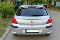 Peugeot 308 2007-2013 Spoiler Libao (Plastic ABS) foto 1