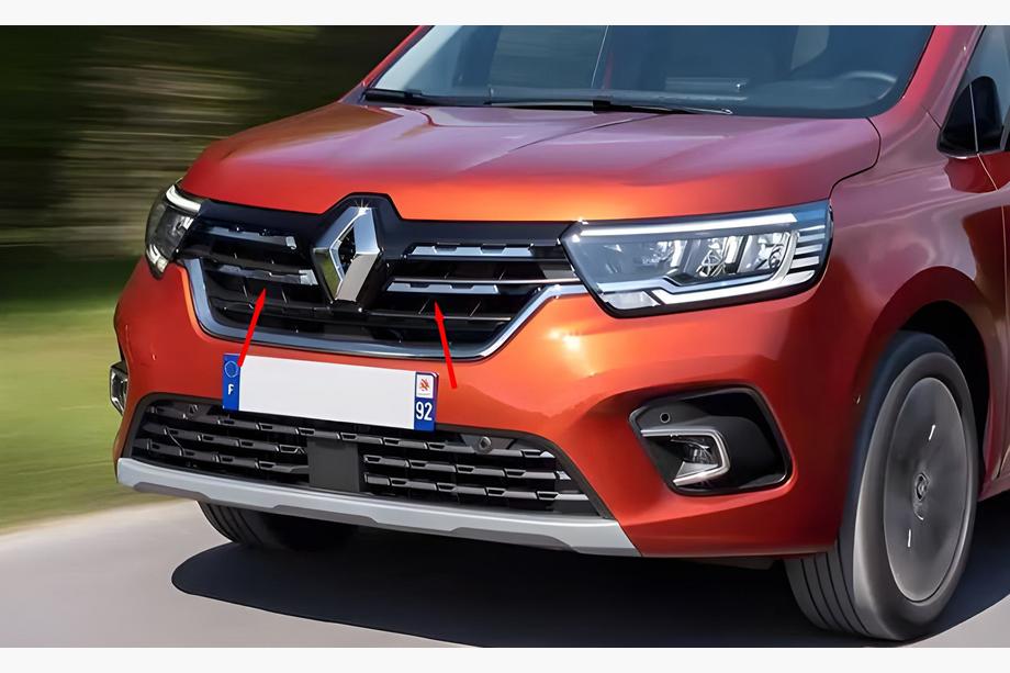 Renault Kangoo/Express 2021- Capace grila cromate (4 buc, inox) Image