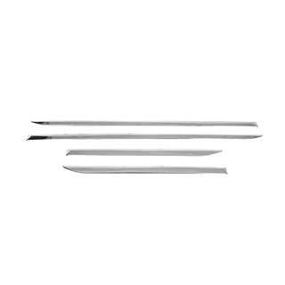 Capace pentru ornamente usa (4 buc, inox) foto 2