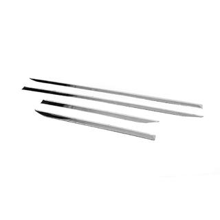 Capace pentru ornamente usa (4 buc, inox) foto 4