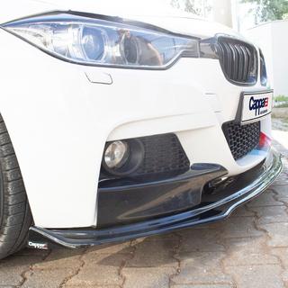 Prelungire (lip) bara fata EuroCap (neagra, pentru M-Performance) BMW 3 Series F30/F31 2012-2019 foto 2