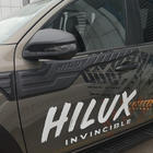 Toyota Hilux 2015- Molduri superioare usa (4 buc, ABS) foto 6