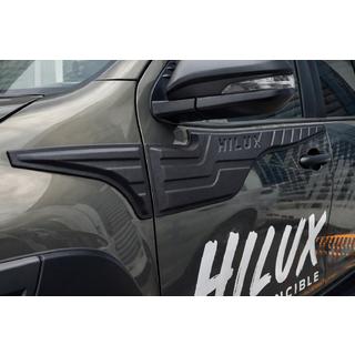 Molduri superioare usa (4 buc, ABS) Toyota Hilux 2015- foto 2