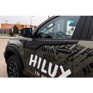 Molduri superioare usa (4 buc, ABS) Toyota Hilux 2015- foto 1