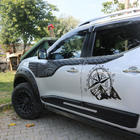 Nissan Navara/NP300 2016- Molduri superioare usa (6 buc, ABS) foto 1