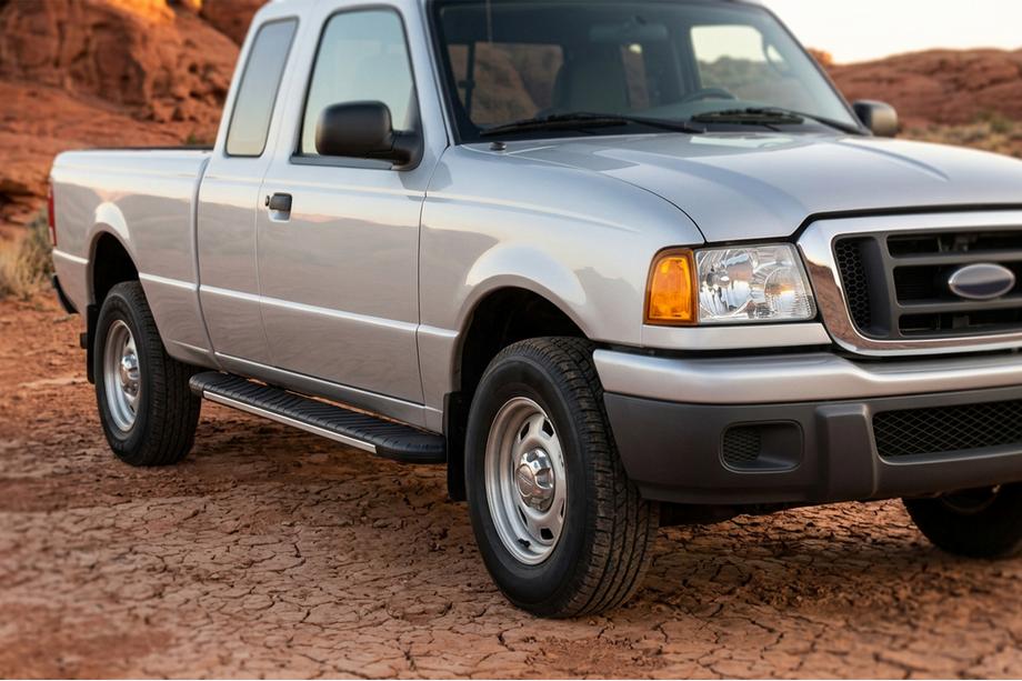 Ford Ranger 2002-2006 Praguri laterale Bosphorus Grey (2 buc, aluminiu) Image