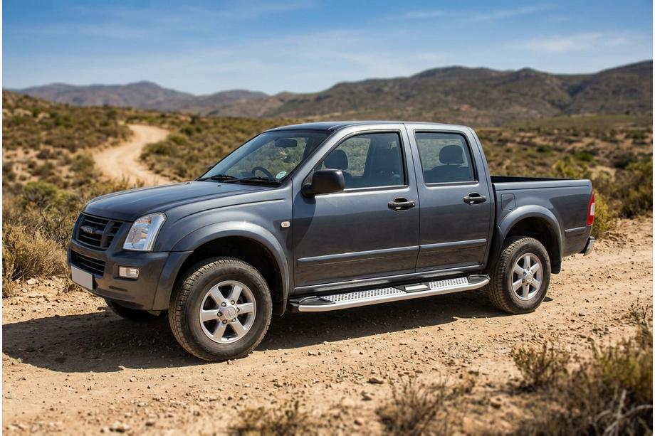 Isuzu D-Max 2002-2011 Praguri Laterale Mevsim Grey (2007-2012, 2 buc, Aluminiu) Image