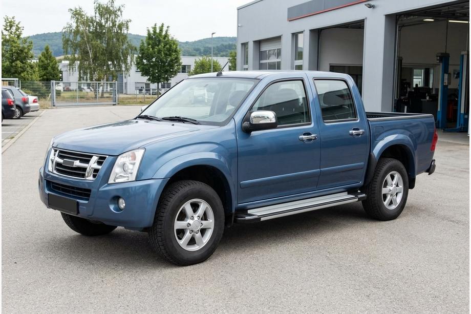 Isuzu D-Max 2002-2011 Praguri Laterale Rainbow (2007-2012, 2 buc, Aluminiu) Image