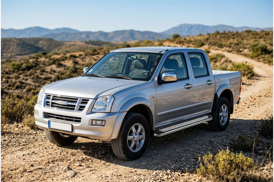 Isuzu D-Max 2002-2011 Praguri Laterale Maydos V2 (2007-2012, 2 buc, Aluminiu) Image