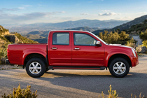 Isuzu D-Max 2002-2011 Praguri Laterale Maya Red (2007-2012, 2 buc, Aluminiu) foto 1